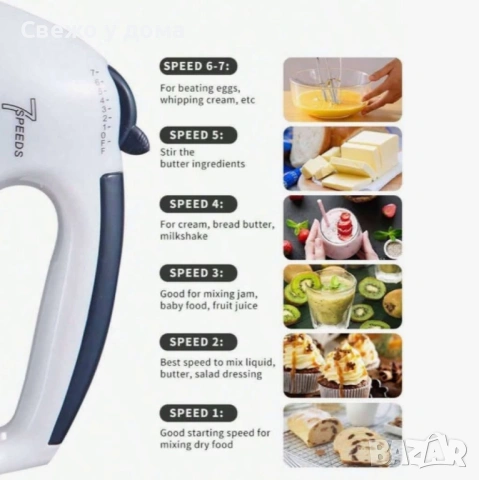 Планетарен миксер с метална купа SCARLETT , снимка 3 - Миксери - 53457667