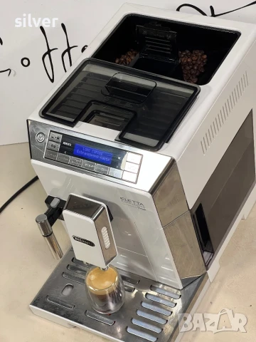 Кафемашина кафе автомат delonghı ELETTA cappuccino с гаранция, снимка 8 - Кафемашини - 51046624