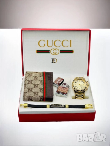 подаръчни комплекти gucci calvin klein fendi emporio armani puma lacoste boss, снимка 17 - Подаръци за мъже - 51450908