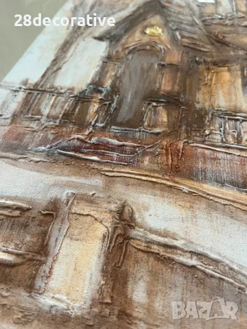 Картина на художник Венелин Петров “Руската Църква”  масло върху платно, снимка 4 - Картини - 48098565