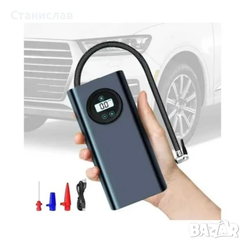 Електрически компресор за гуми, снимка 3 - Аксесоари и консумативи - 48511769