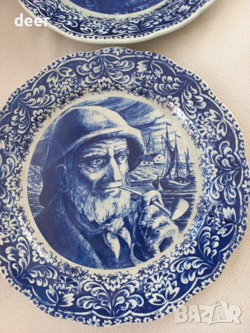 Големи порцеланови чинии за стена-ДЕЛФТ , снимка 2 - Картини - 43361576