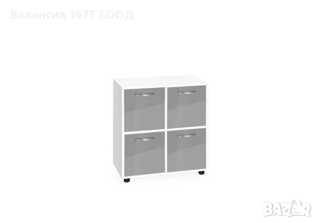 Етажерка Кубо 4 с три или четири вратички гланц, снимка 18 - Етажерки - 46451864