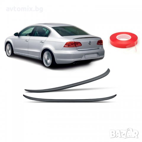 VW Лип спойлер за багажник, VW Passat B6, B7, B8, 2006-2020 г., снимка 3 - Аксесоари и консумативи - 38444307