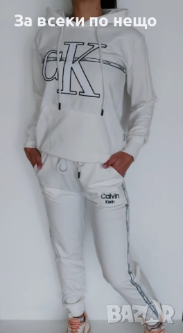 Calvin Klein Дамски Спортен Комплект С Бродирано Лого🔝Дамски Спортен Екип - 6 Цвята Код VL-154, снимка 6 - Спортни екипи - 51633512
