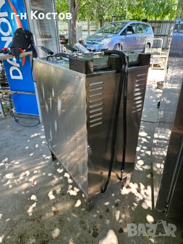 Фритюрник на база професионален на ток трифазен Мощен 2х6kw. 2х10 литра втора употреба , снимка 5 - Обзавеждане на кухня - 50909118