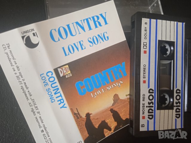 Country Love Song  касета с кънтри музика издадена от UNISON 