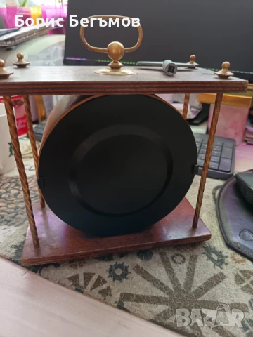 Каминен механичен часовник Весна, снимка 3 - Антикварни и старинни предмети - 50791851