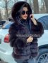 Дамско зимно палто от лисица код 127, снимка 1 - Палта, манта - 35495532