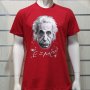 Нова мъжка тениска с трансферен печат Алберт Айнщайн, снимка 1