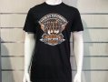 Нова мъжка тениска с дигитален печат HARLEY DAVIDSON, мотори в черен цвят, снимка 5