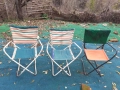 Стари сгъваеми столове,сгъваем стол,шезлонг, снимка 1