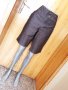 Нови Кафяви дънкови панталони до коляното ХЛ, снимка 1 - Къси панталони и бермуди - 33381879