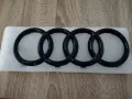 черна гланцова емблема за Ауди Audi 24.9 см, снимка 3