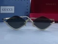 GUCCI дамски слънчеви очила ромб 2 цвята черни кафяви, снимка 9