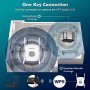 Нов WiFi удължител на обхват Wi-Fi усилвател AX1800 Mbps Антена интернет, снимка 6