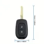 Кутийка за ключ с острие 153, с 2 бутона за Renault/Dacia: Clio 4, Kangoo, Master, Modus, Trafic, Tw, снимка 2