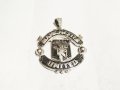 Голяма поръчкова сребърна емблема на  Manchester United, футбол Манчестер юнайтед сребро, снимка 5