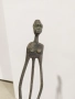 Стара африканска бронзова статуетка, снимка 3