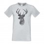 Мъжка тениска Deer 3 Елен Животно,Изненада,Подарък,Празник , снимка 4