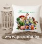 Детска декоративна възглавничка с анимационен герой по избор - Пес Патрул, Пепа, Пламъчко, Масленка, снимка 12