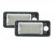 LED плафони регистрационен номер за Audi, снимка 1 - Аксесоари и консумативи - 34736837