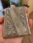 Уникална антикварна възрожденска сребърна табакера (музеен експонат) , снимка 4