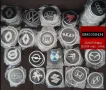 Стикери 90мм за тасове капачки джанти за Volkswagen Kia Audi Bmw Hyundai Renault Fiat Subaru Seat др, снимка 1