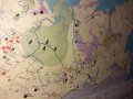 Стара платнена карта Полезни изкопаеми на СССР, снимка 5