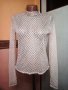 Красива Тюлена Блуза с лъскави камъчета. Код 2157, снимка 1 - Блузи с дълъг ръкав и пуловери - 44069432