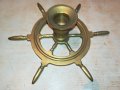 антик-свещник-корабен рул-внос холандия 2504211943, снимка 2
