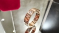 CARTIER Love Rose Gold 3 Diamonds Classic Model Пръстен, снимка 1