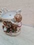 Дрезденска порцеланова фигура Повдигната фруктиера, снимка 4
