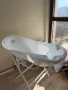 Нова Бебешка вана за къпане със стойка и подложка, снимка 1