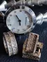 комплект часовник, пръстен и обеци BVLGARI, снимка 3