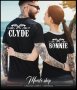 Комплект за двойки  BONNIE AND CLYDE с щампа, снимка 1 - Тениски - 44018003