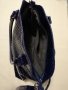 Нова дамска чанта - тъмно лилаво към черно, снимка 4