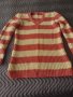 Ръчно плетен вълнен пуловер, снимка 1 - Жилетки - 34904207