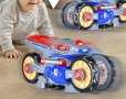 Каскадна, светеща играчка мотор, въртяща се на 360 градуса с подвижни гуми, снимка 5