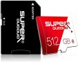  512GB Micro SD карта SUPERDUODUO, клас 10, с адаптер, снимка 1 - Карти памет - 37249295