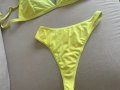Бански ,жълт две половинки С размер, снимка 2