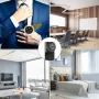 ‎Wi-Fi Мини шпионска камера,1080P,DIY камера 11 часа живот на батерията,Детекция на движение, снимка 2