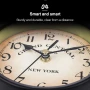 Двустранен водоустойчив стенен часовник, ретро стенен часовник от ковано желязо, безшумен, снимка 7