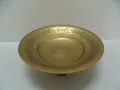 № 7887 стар малък метален / месингов съд  - диаметър 12,5 см , височина 4,5 см, снимка 2