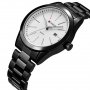 Мъжки часовник 002, черен и бял, класически, снимка 4