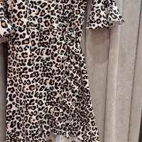 леопардова/тигрова рокля XS, снимка 2 - Рокли - 43380599