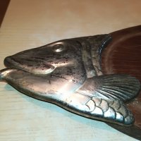 риба-метал/дърво 62х21см внос германия 2905211933, снимка 6 - Антикварни и старинни предмети - 33039956