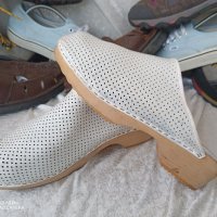 шведско унисекс сабо,41 - 42, ANATOMIC,100% естествена кожа,Unisex Leather Wooden Clogs, снимка 15 - Други - 27469852