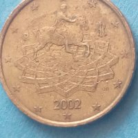 50 Euro Cent 2002 г. Италия, снимка 2 - Нумизматика и бонистика - 43164294