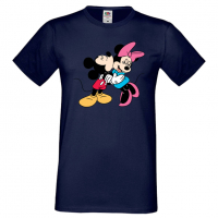 Мъжка тениска Mickey & Minnie Подарък,Изненада,Рожден ден, снимка 1 - Тениски - 36575360